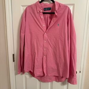 Ralph Lauren Pink Casual Button Down Shirt